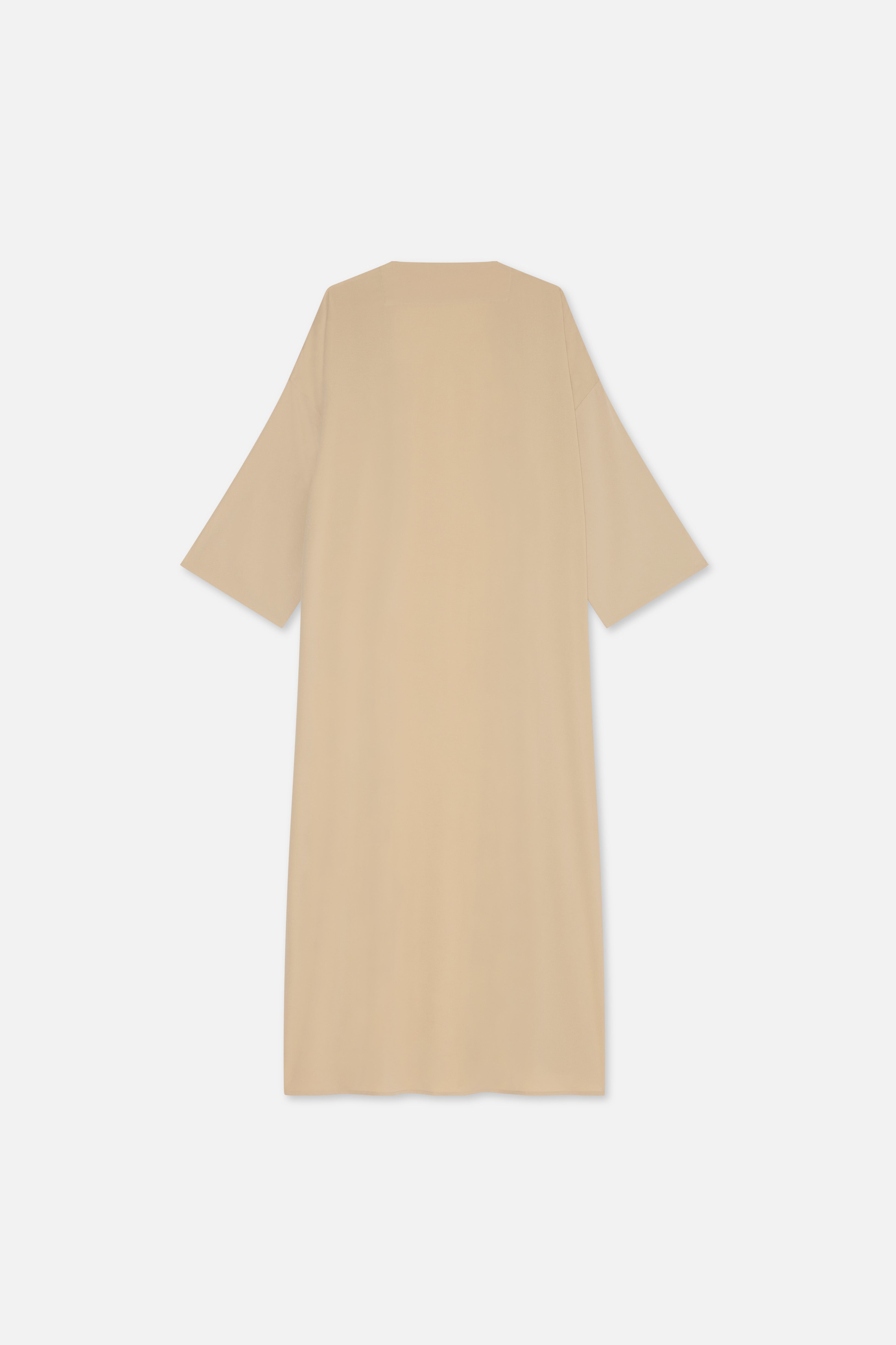 Woven Abaya Short | Oat