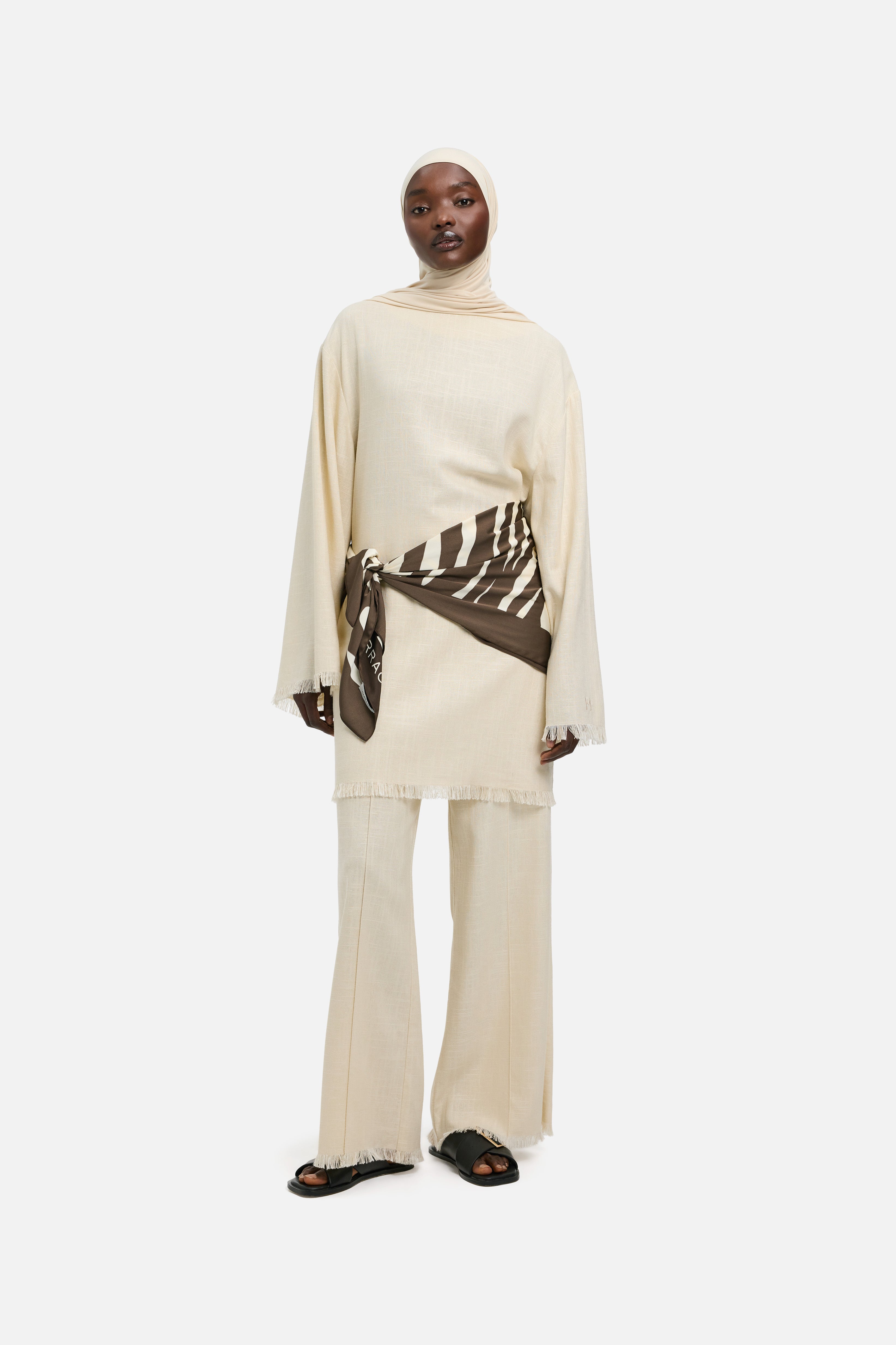 Zebra Bandana | Brown Zebra