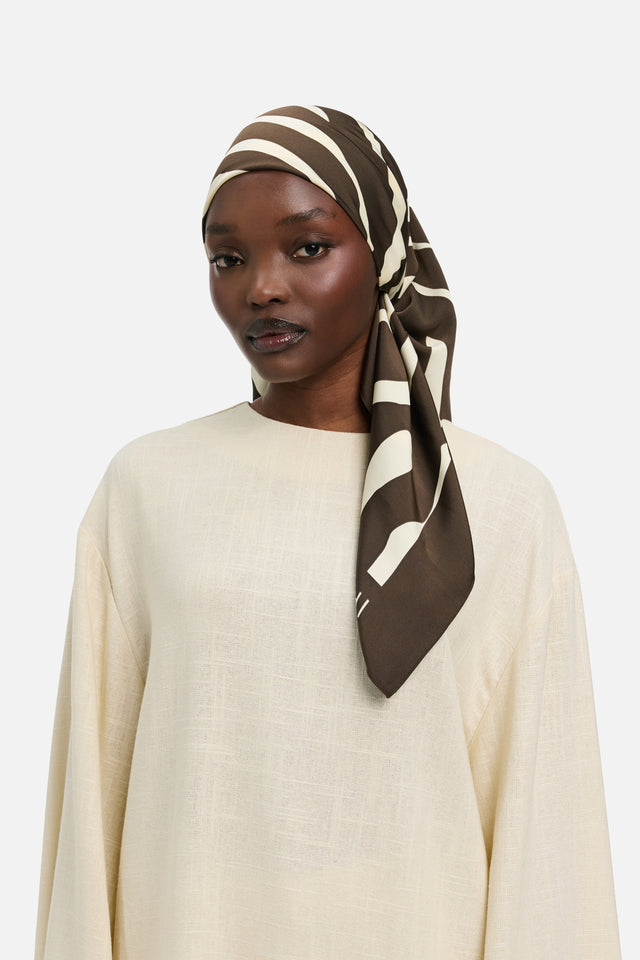 Zebra Bandana | Brown Zebra