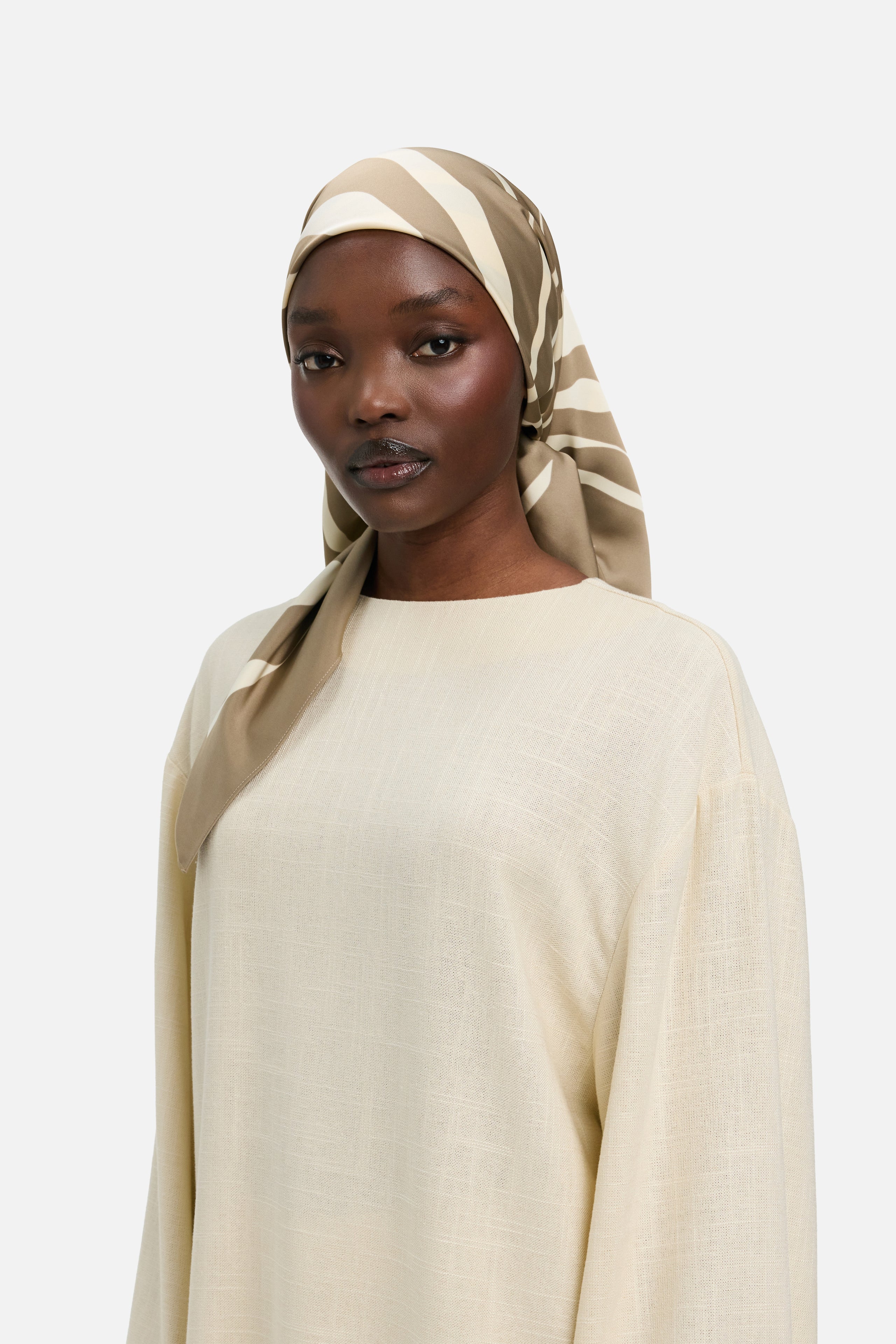 Zebra Bandana | Khaki Zebra
