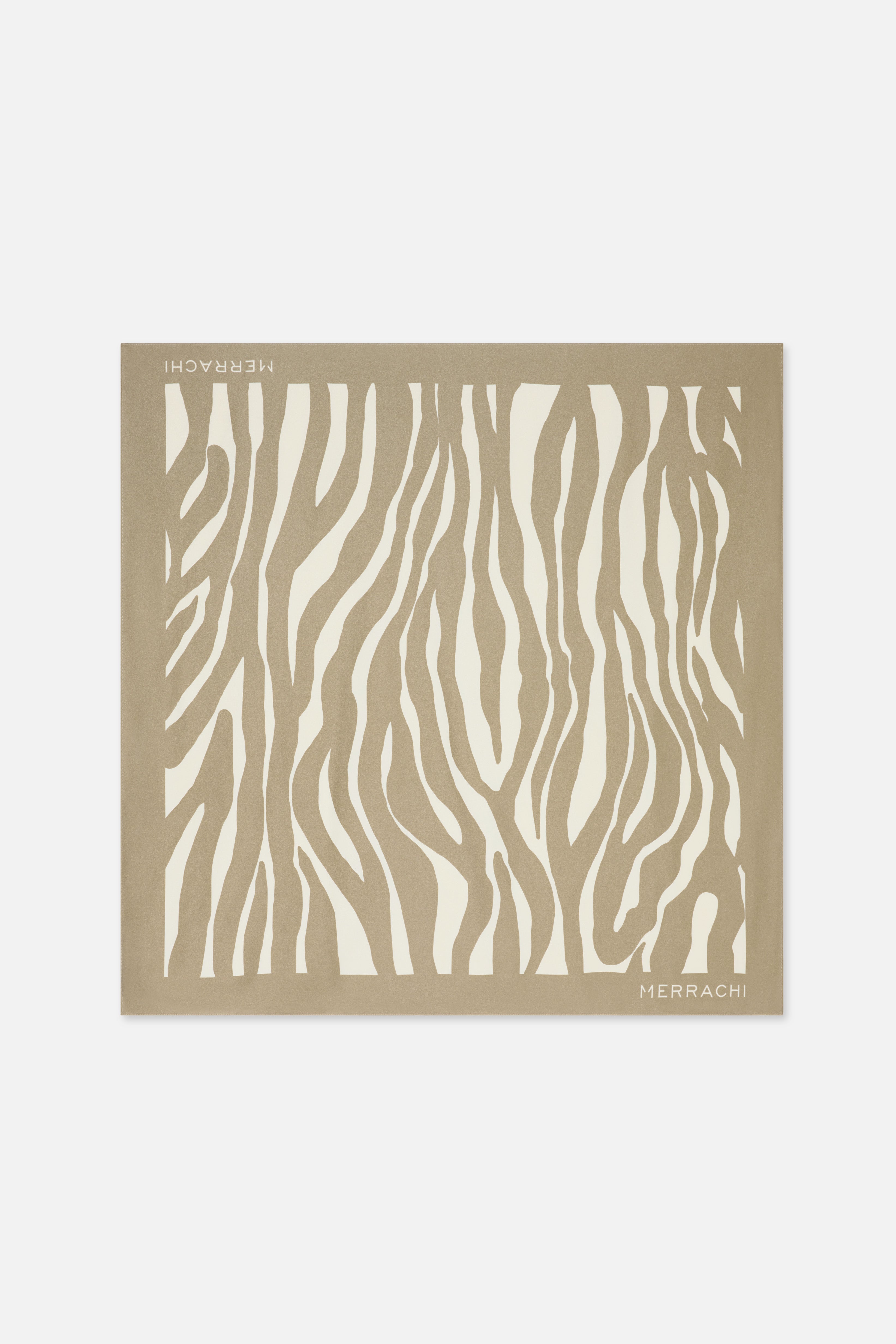 Zebra Bandana | Khaki Zebra