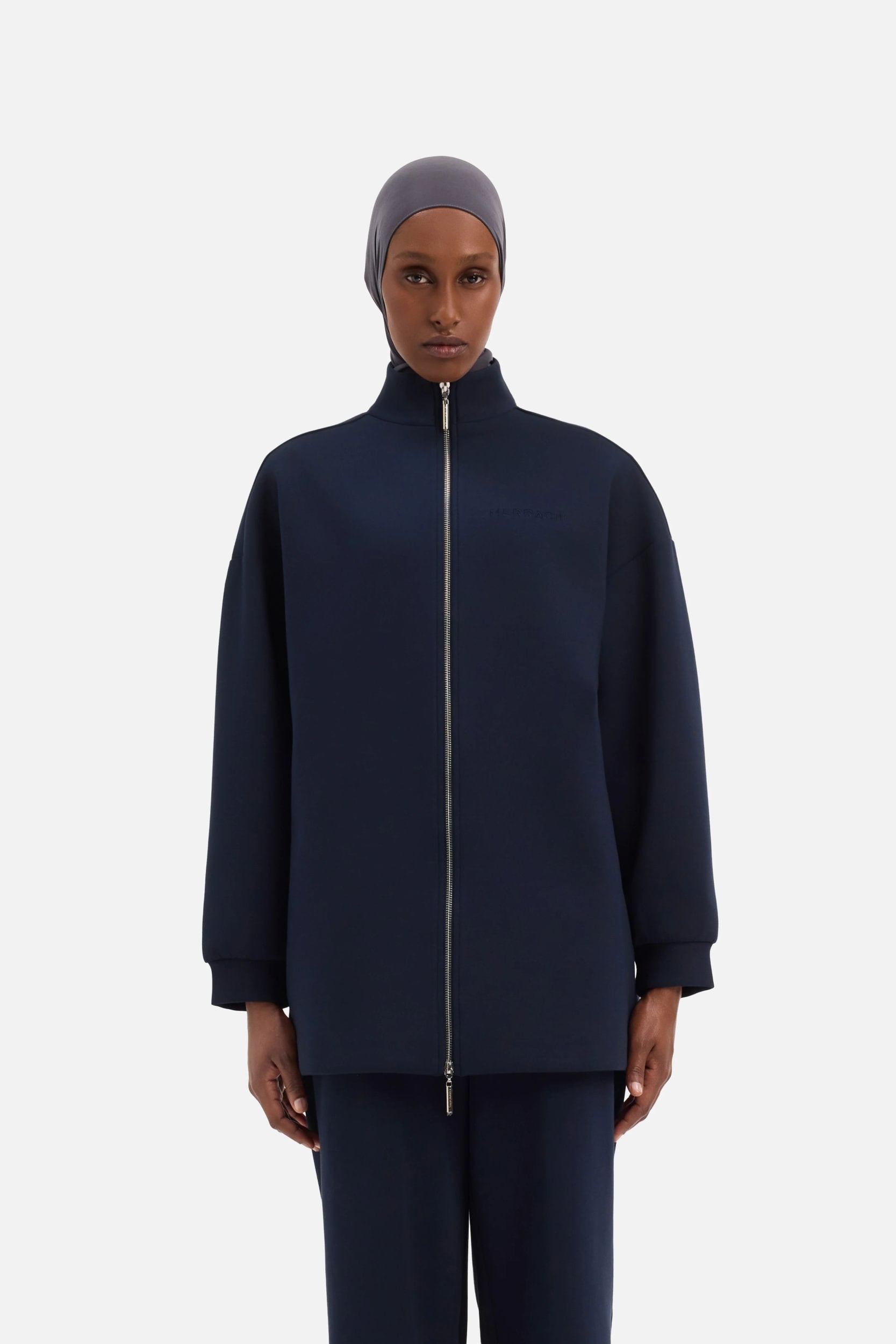 Zipped Jersey Jacket | Galaxy