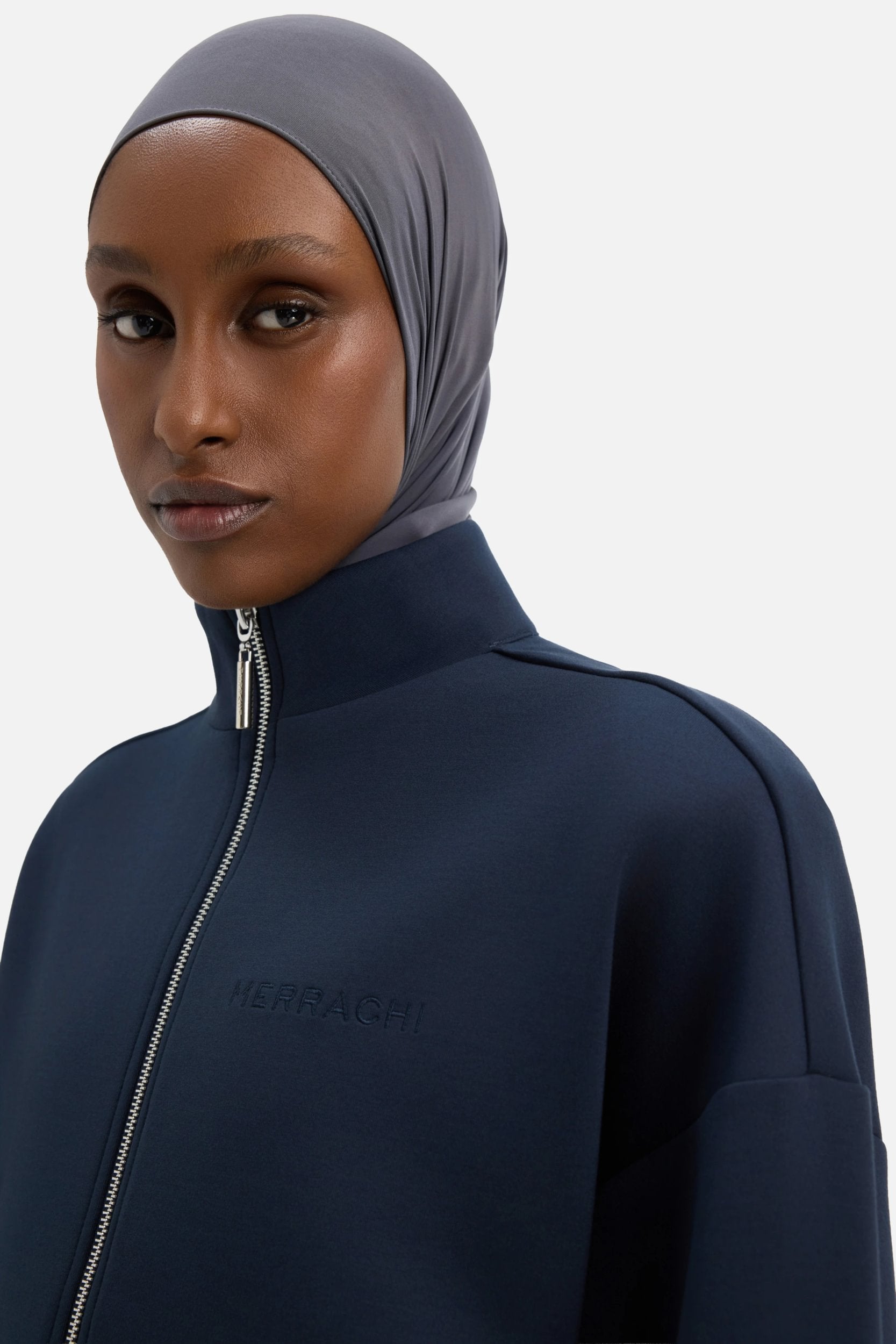 Zipped Jersey Jacket | Galaxy