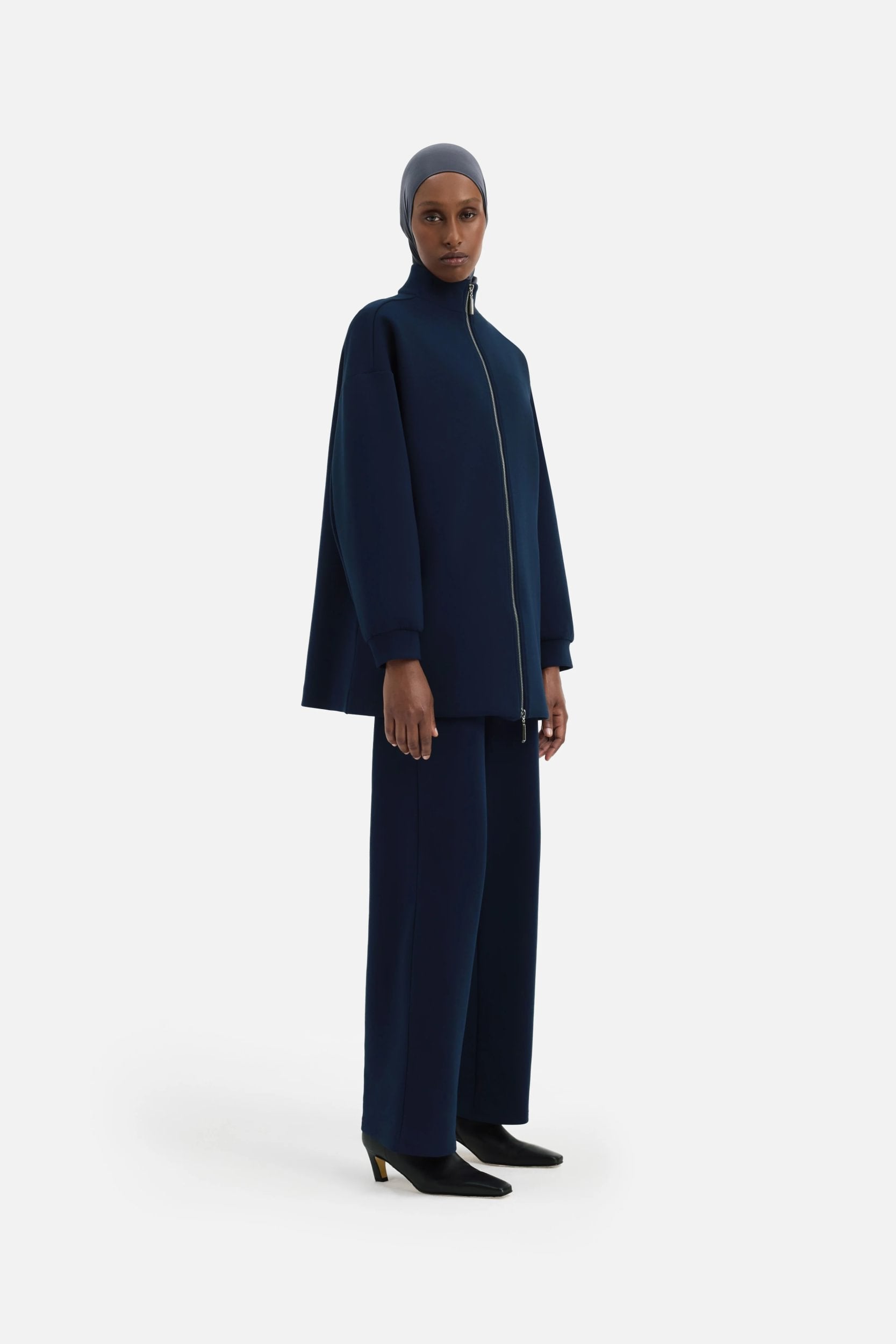 Zipped Jersey Jacket | Galaxy