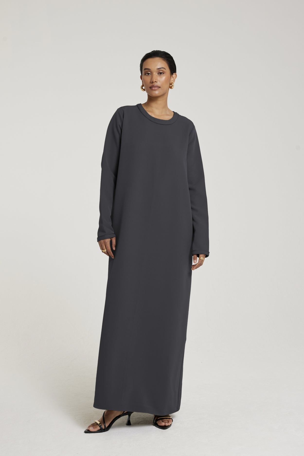Essential Dress - Short | Dark Grey