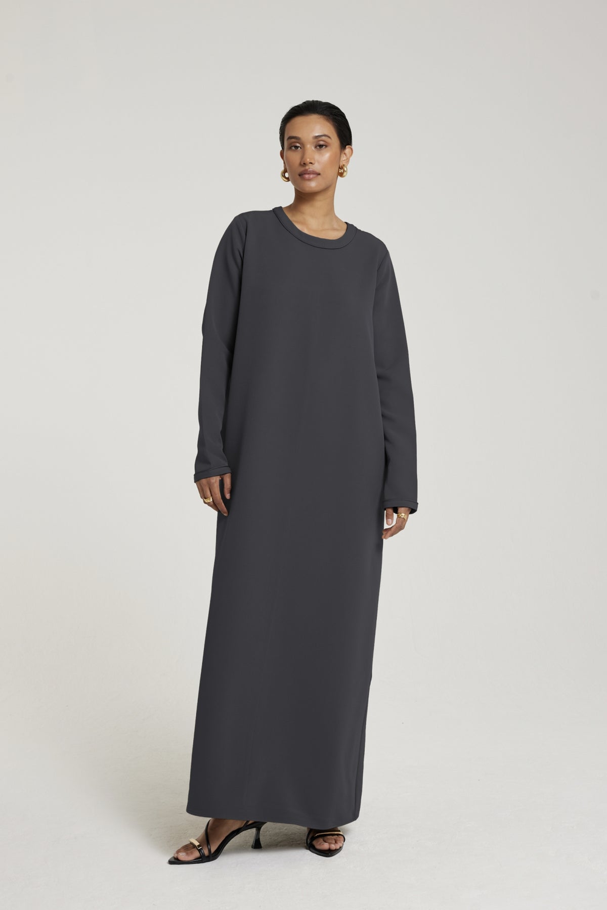 Essential Dress - Short | Dark Grey