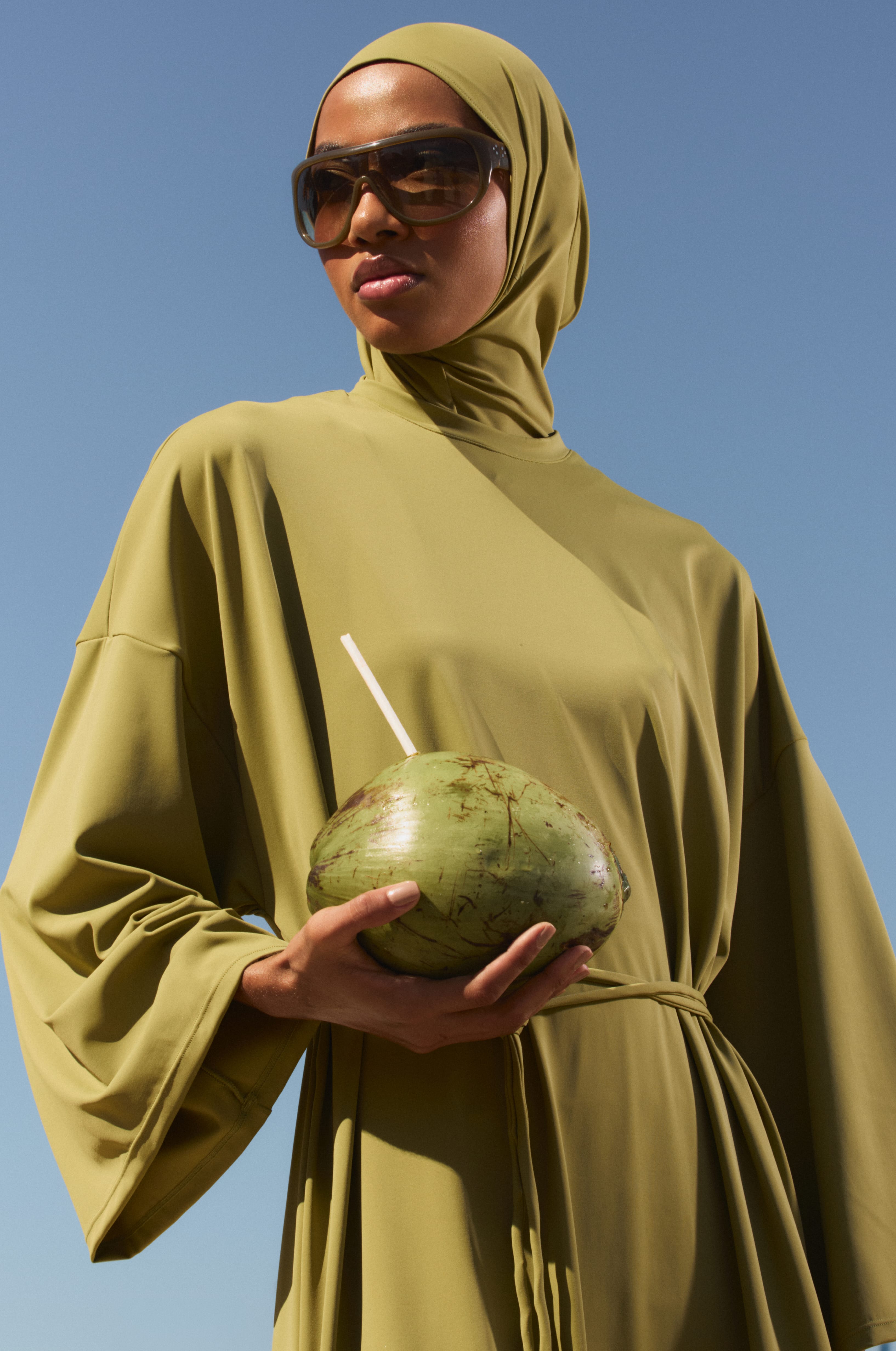 Swim Hijab | Ground Basil