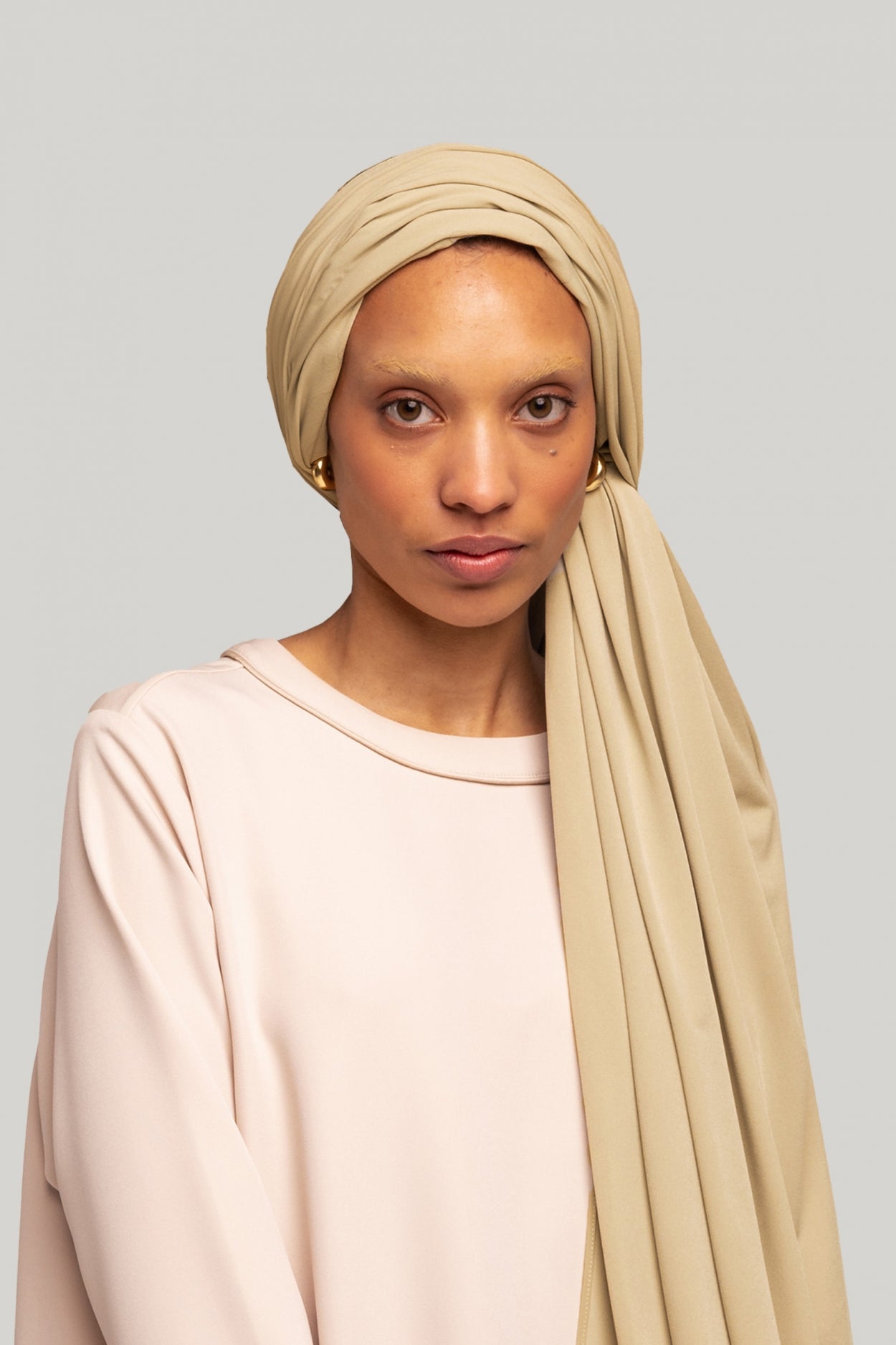 Premium Jersey Scarf | Ecru