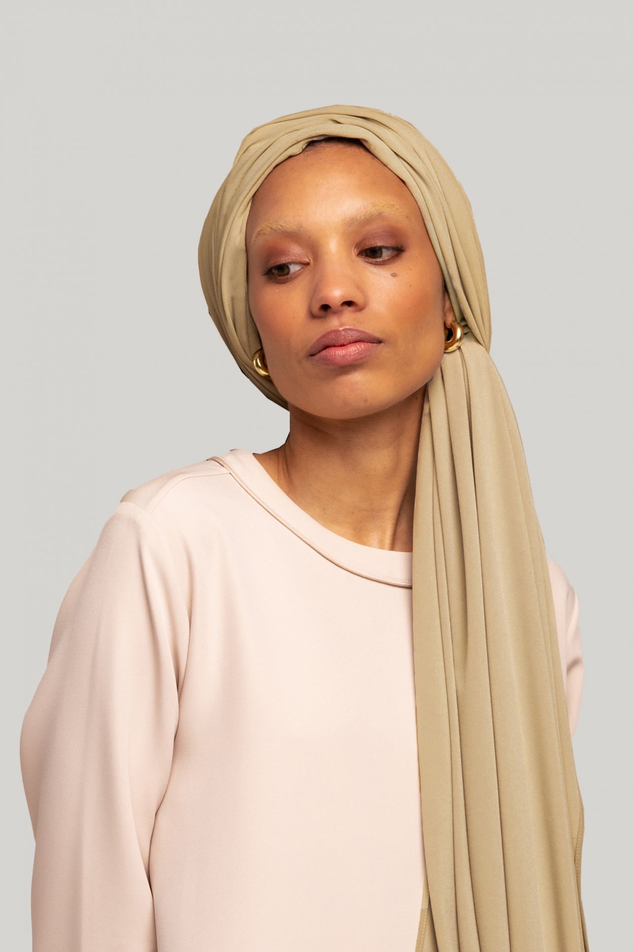 Premium Jersey Scarf | Ecru