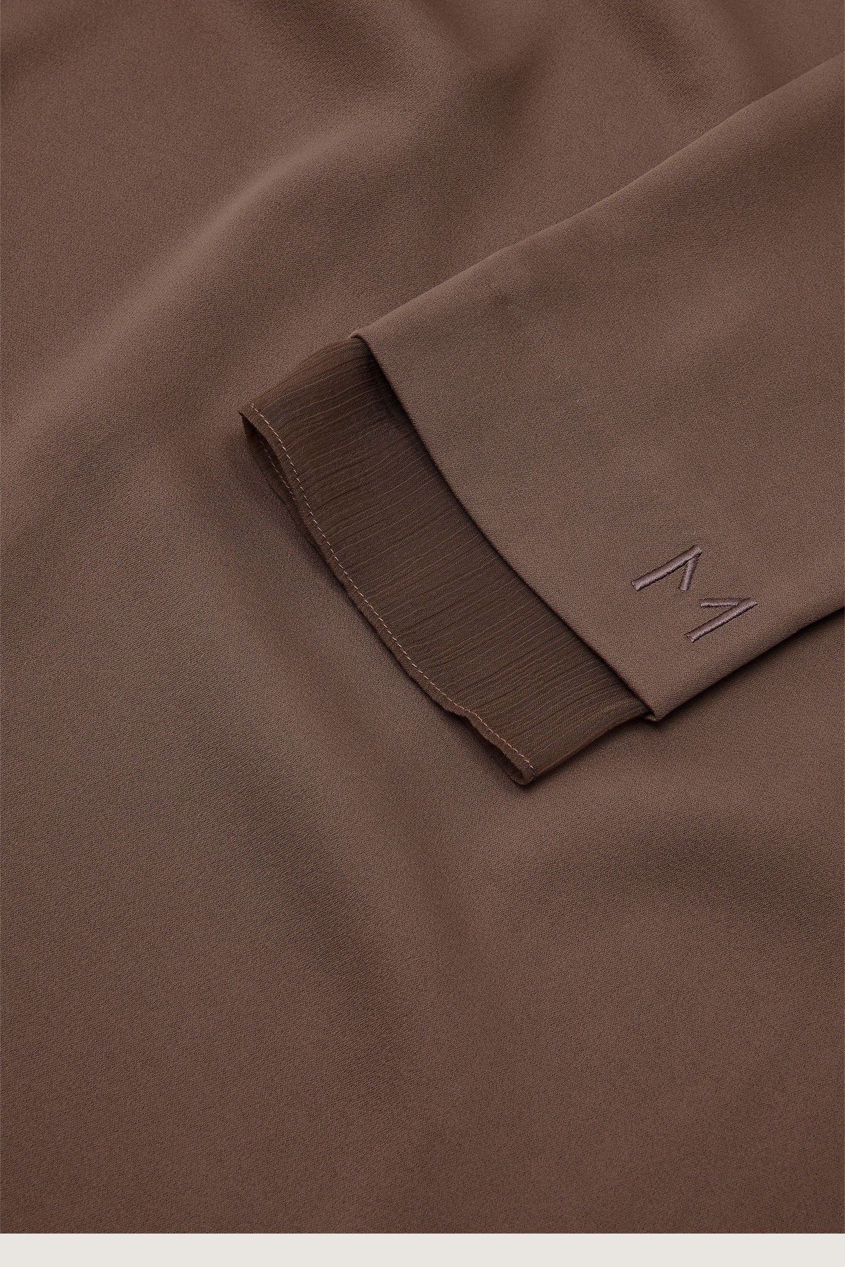 Satin Dress | Ash Brown